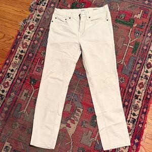 Goodfellow Off-White Slim Fit Corduroy 5 Pocket Pant